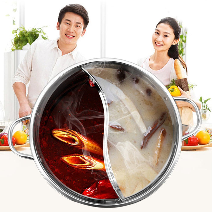 Hot Pot Twin Geteilt Edelstahlpfanne | Karnz