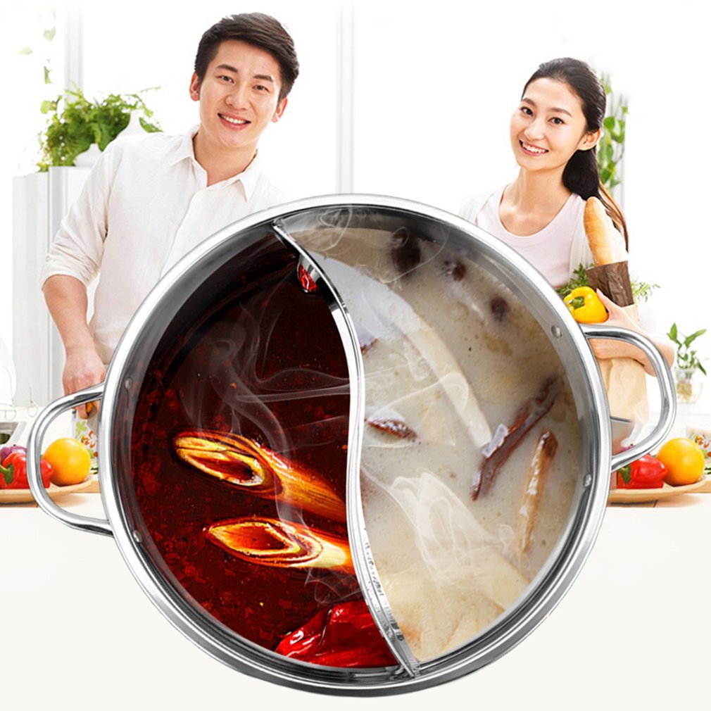 Hot Pot Twin Geteilter Edelstahl Topf | Karnz