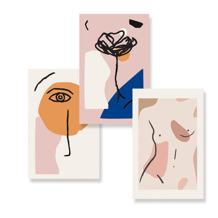 Nude Pink Space - Leinwandbild