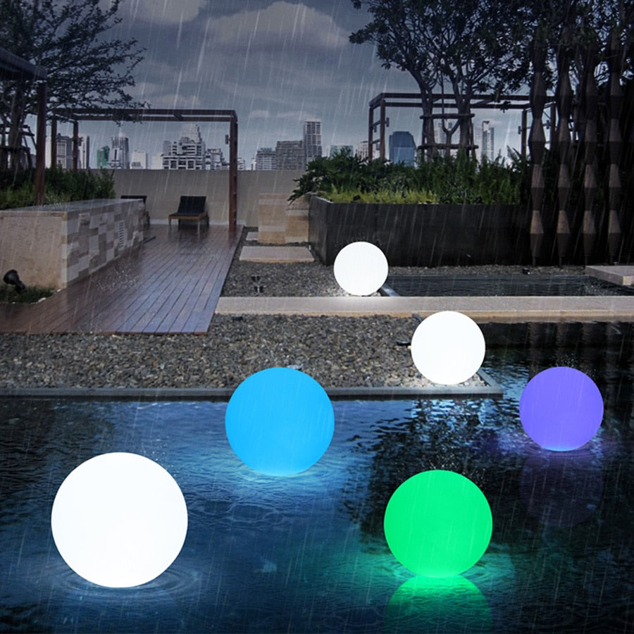 Wasserdichte LED Garten Ball Licht RGB