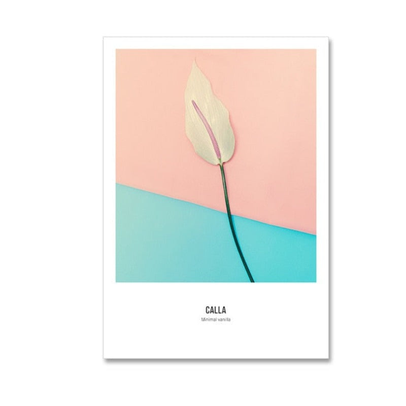 Modernes rosa Mode-Liebesleben-Lachen-Rose - Leinwandbild