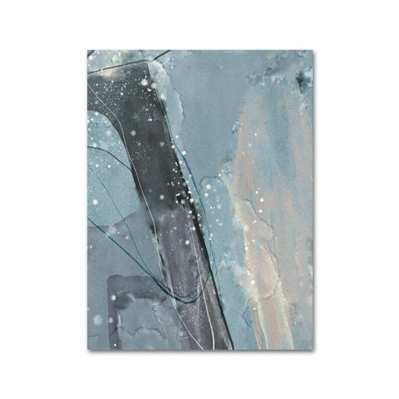Nordischer Marmor – Leinwandbild