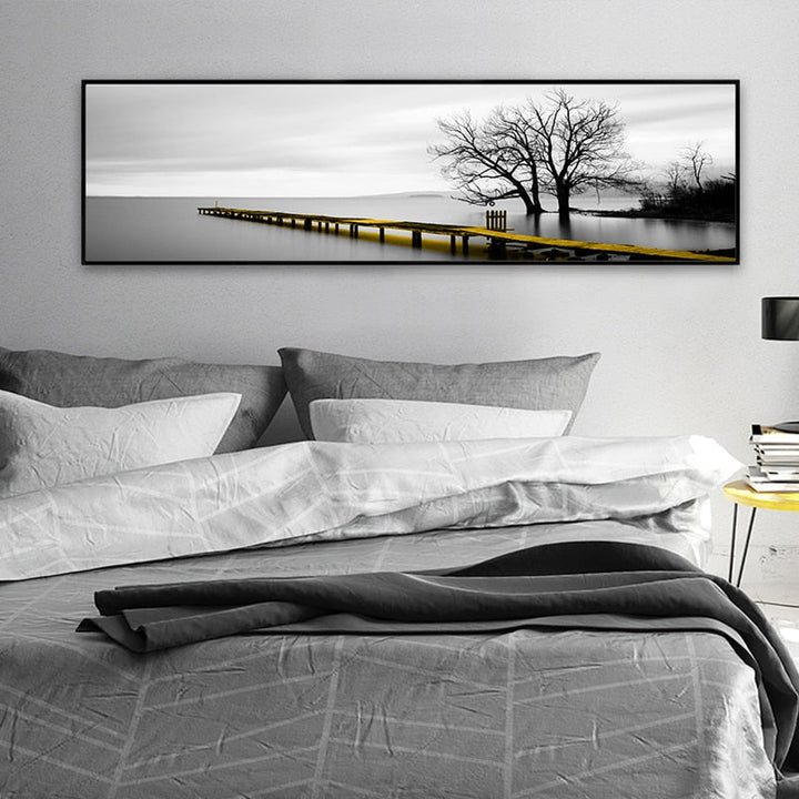 Einsame Abende - Leinwand Wandkunst Malerei