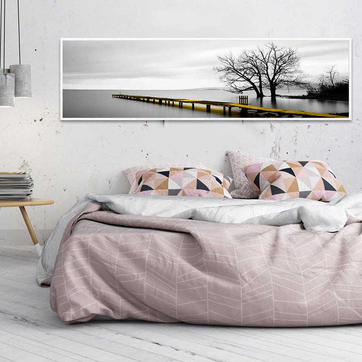 Einsame Abende - Leinwand Wandkunst Malerei