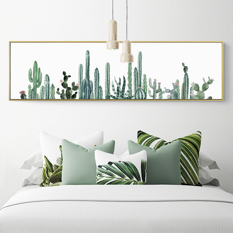 Nordisches Kaktusblumen-Poster – Leinwandbild