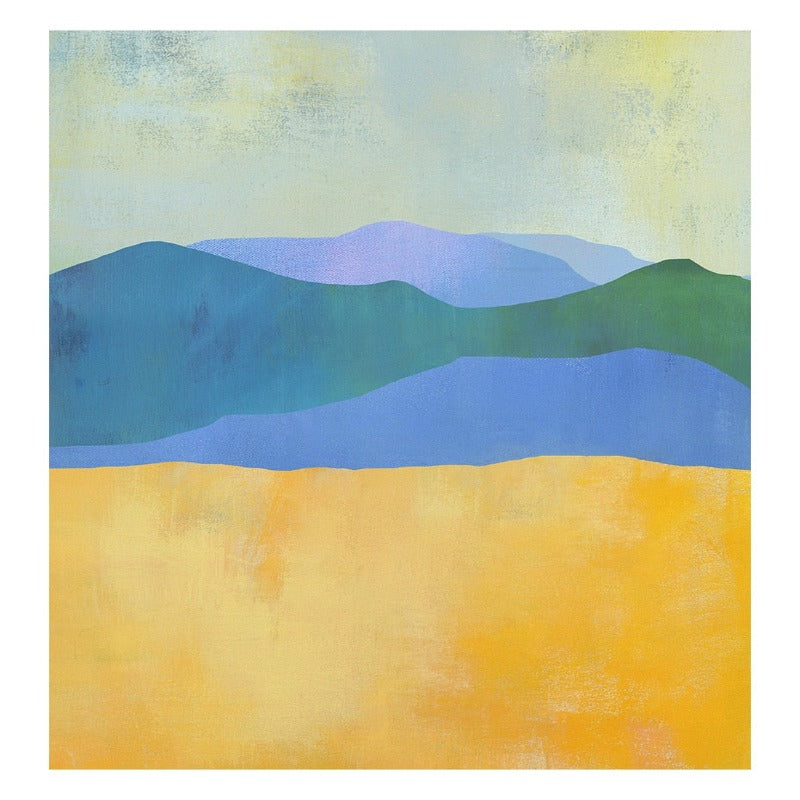 Lebendige Berge – Leinwandbild