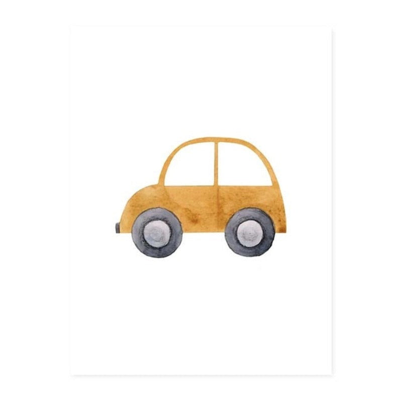 Baby Travels - Leinwand Wandkunst Malerei