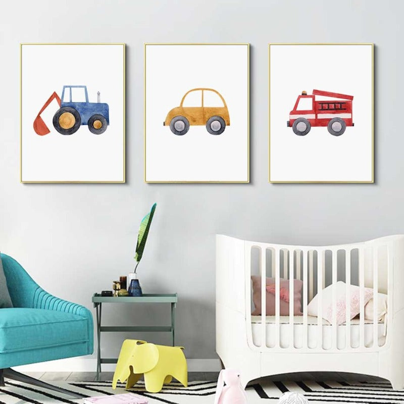 Baby Travels - Leinwand Wandkunst Malerei