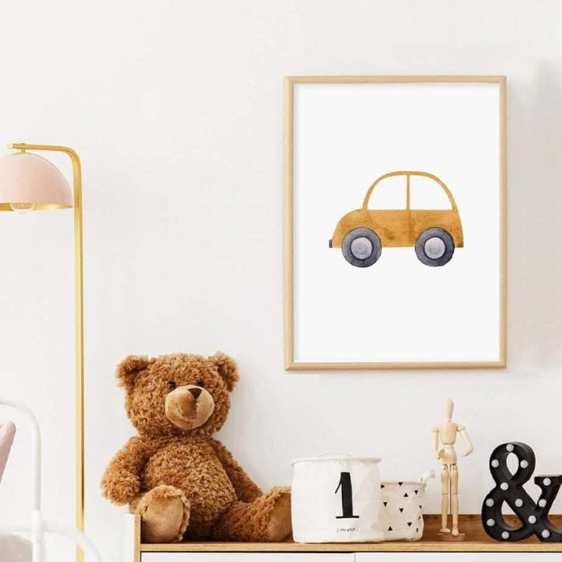 Baby Travels - Leinwand Wandkunst Malerei