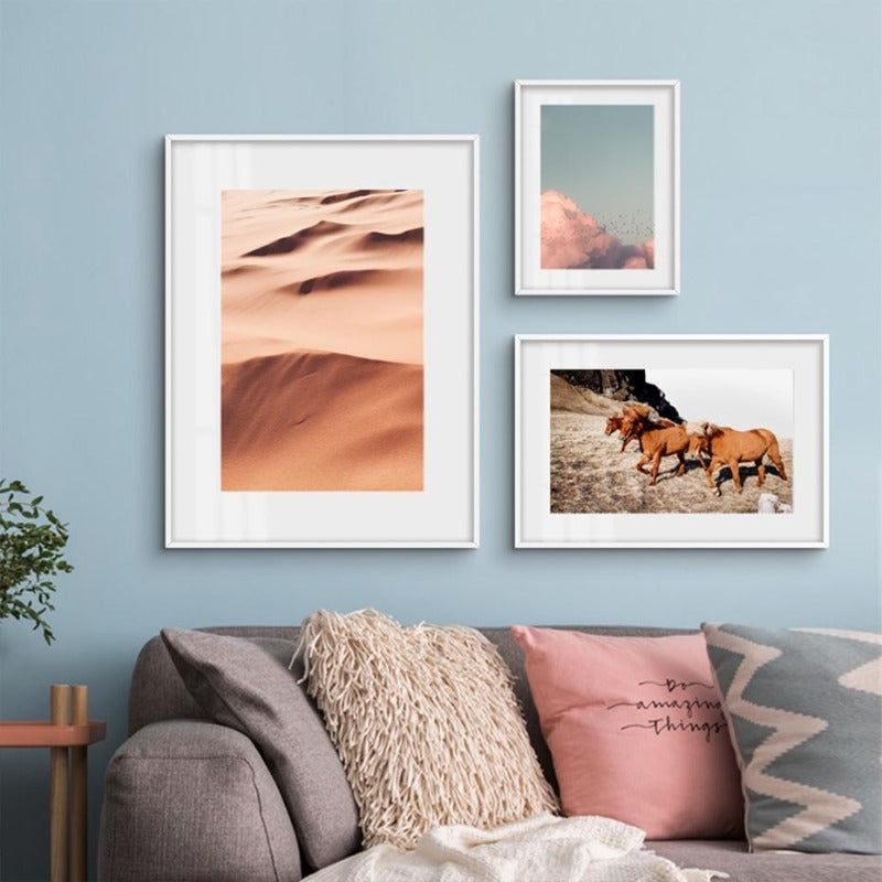 Boho Poster - Leinwand Wandkunst Gemälde