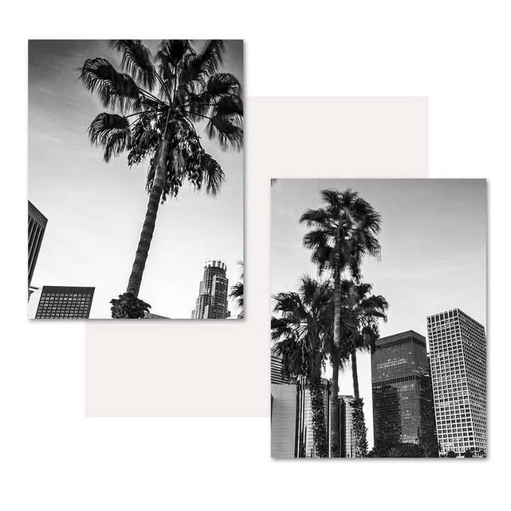 Los Angeles Stadtplan Modernes Gebäude Landschaft