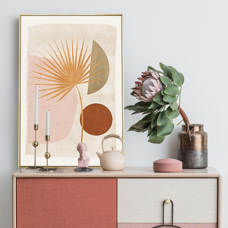 Boho-Stil Galerie - Leinwand Wandkunst Malerei