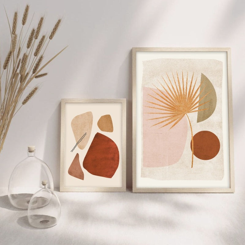 Boho-Stil Galerie - Leinwand Wandkunst Malerei
