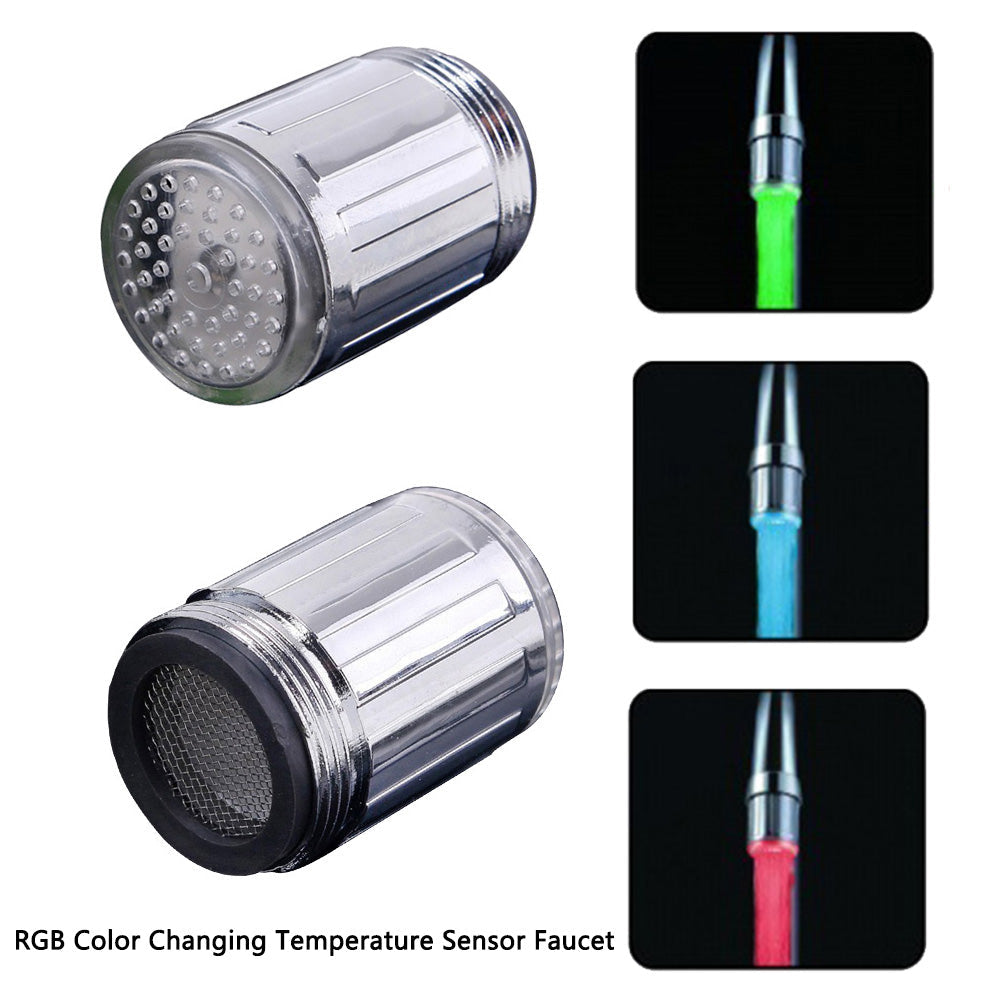 Bunter Temperatur-Sensor Wasserhahn