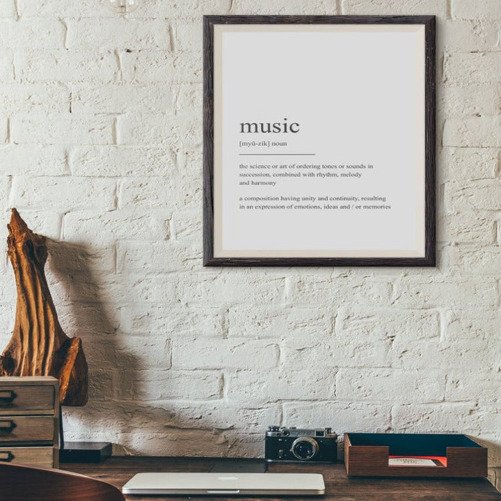 Minimalistische Traumleben Definitionszitate - Leinwand Wandkunst Gemälde
