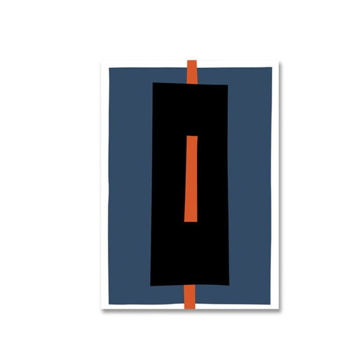 Geometrische Farbige Drucke Poster Nordisch - Leinwand Wandkunst Gemälde