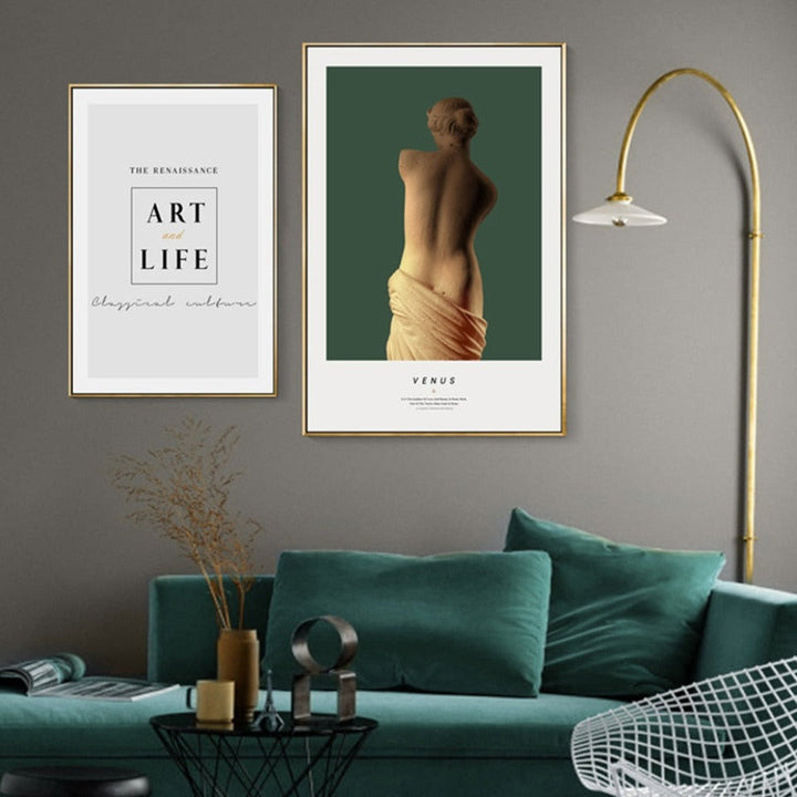 Renaissance Venus Vintage - Leinwandbild