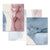 Abstract Pink Blue Marble Grain Background Poster Drucken - Leinwand Wandkunst Malerei