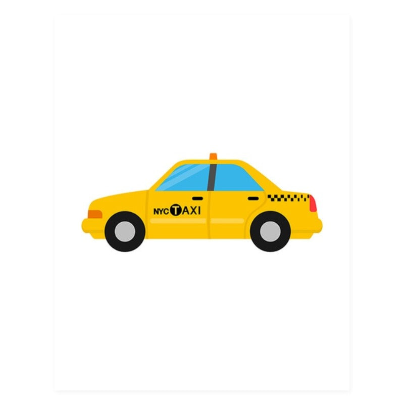 Kindergarten-LKW-Taxi - Leinwandbild