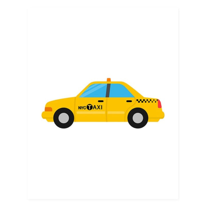 Kindergarten-LKW-Taxi - Leinwandbild