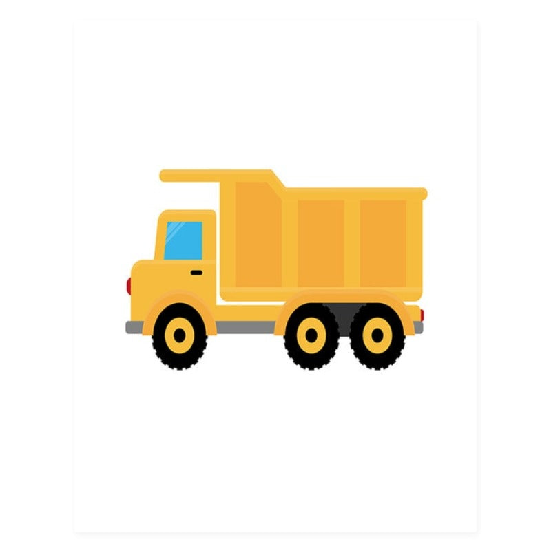 Kindergarten-LKW-Taxi - Leinwandbild