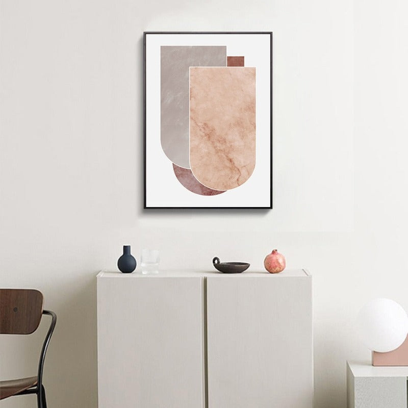 Boho Art Bohemian Stil - Leinwand Wandkunst Gemälde