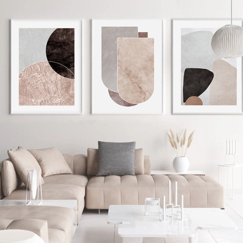 Boho Art Bohemian Stil - Leinwand Wandkunst Gemälde
