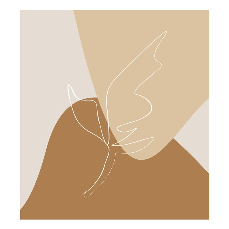 Boho Nachmittage - Leinwand Wandkunst Gemälde
