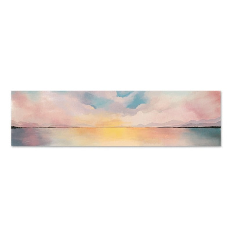 Panoramische Landschaftsszene Abstrakt - Leinwand Wandkunst Gemälde