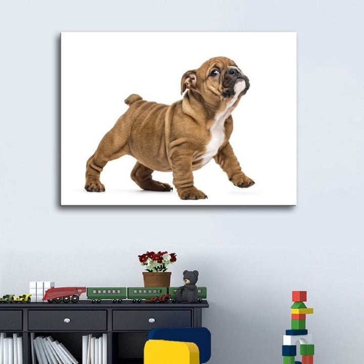 Liebes modernes Haustier Hund - Leinwandwandkunstgemälde