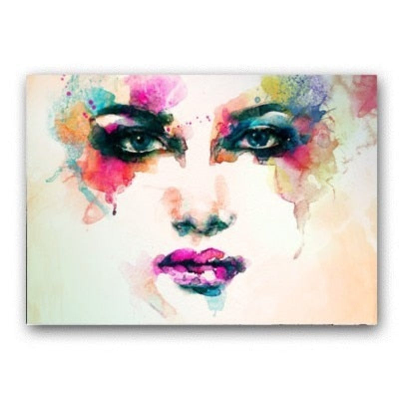 Schöne moderne Frauen - Leinwand Wandkunst Gemälde
