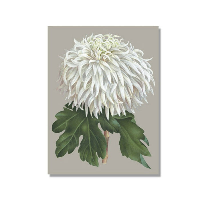 Schönes Chrysanthemen-Blumenbild – Leinwandbild