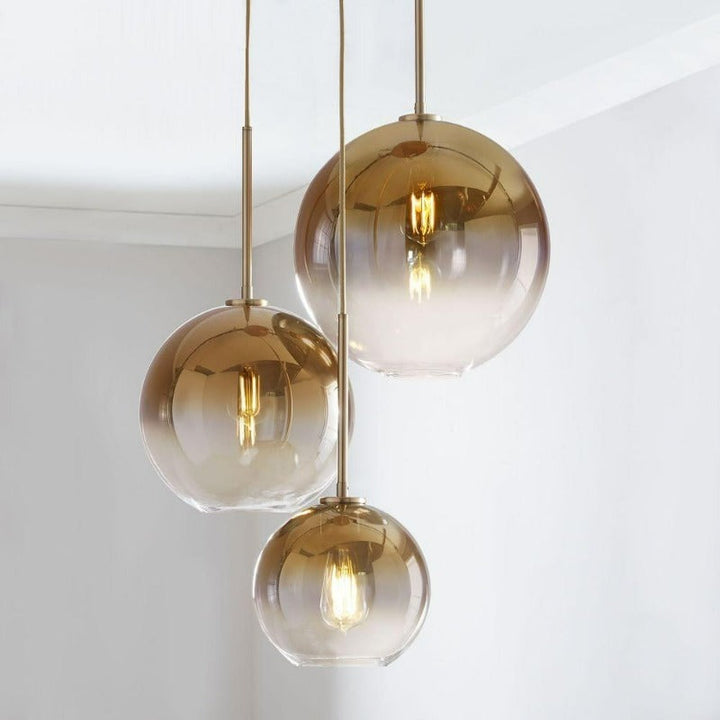 Moderne Glas Kugel Pendelleuchten | Karnz