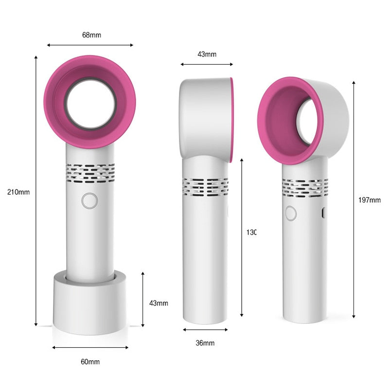 Tragbarer Mini-Ventilator - wiederaufladbar - Tragbarer Ventilator | Karnz