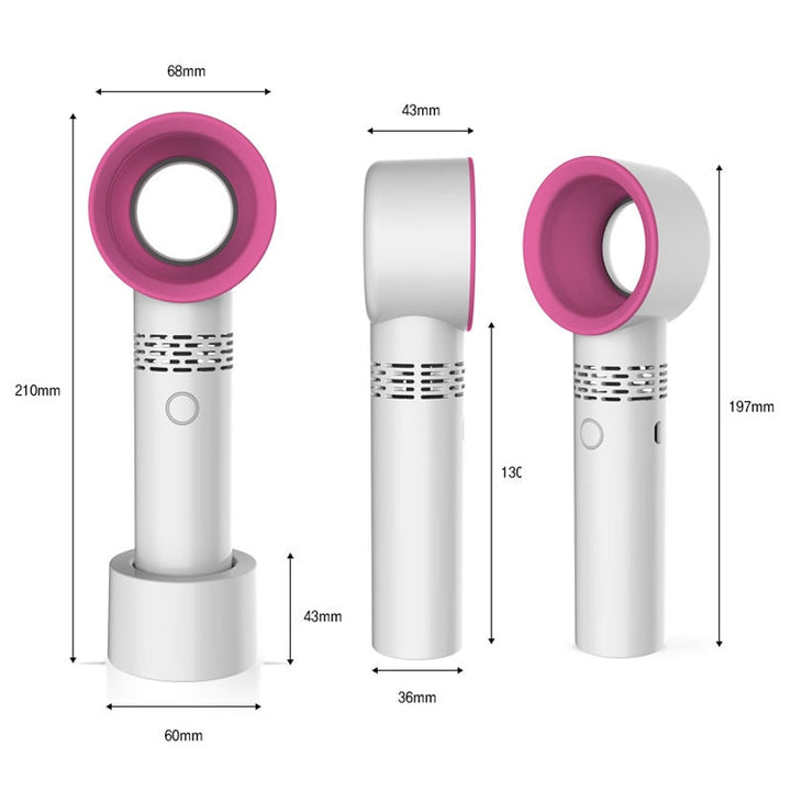 Tragbarer Mini-Ventilator - wiederaufladbar - Tragbarer Ventilator | Karnz