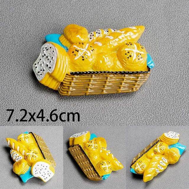 3D kreative Lebensmittelmagnete | Karnz