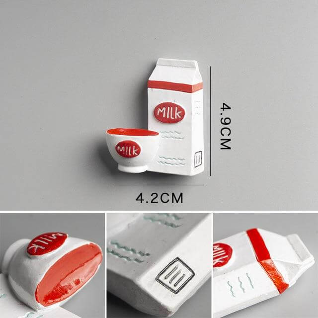 3D kreative Lebensmittelmagnete | Karnz