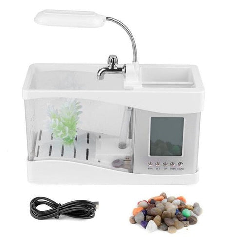 LCD-Uhr Mini Fischtank Aquarium | Karnz