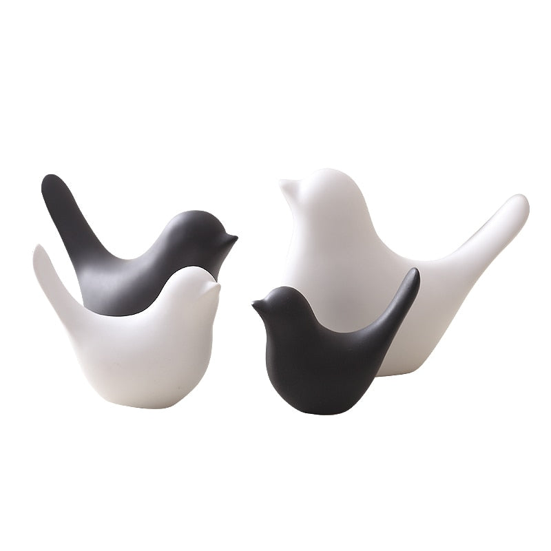 Nordic Creative Keramische Vogelfiguren