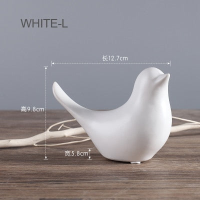 Nordic Creative Keramische Vogel-Figuren | Karnz