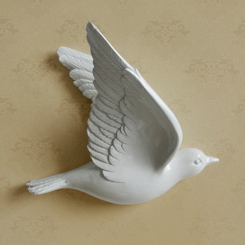 BirdSerenity - einzigartige handgefertigte Wandkunst Karnz