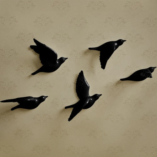 BirdSerenity - einzigartige handgefertigte Wandkunst Karnz