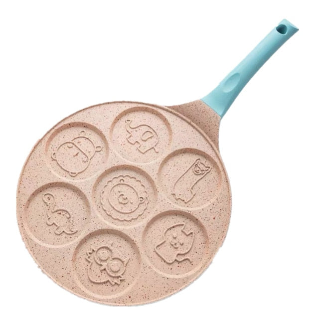 Frühstücks Tier Pfannkuchen Beschichtete Pfanne