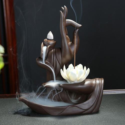 Buddha Hand Rücklauf Räuchergefäß | Karnz