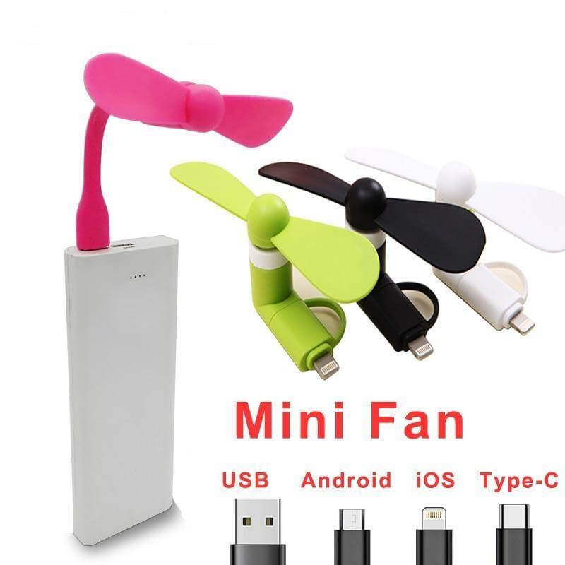 Flexibler Telefon Mini Ventilator | Karnz
