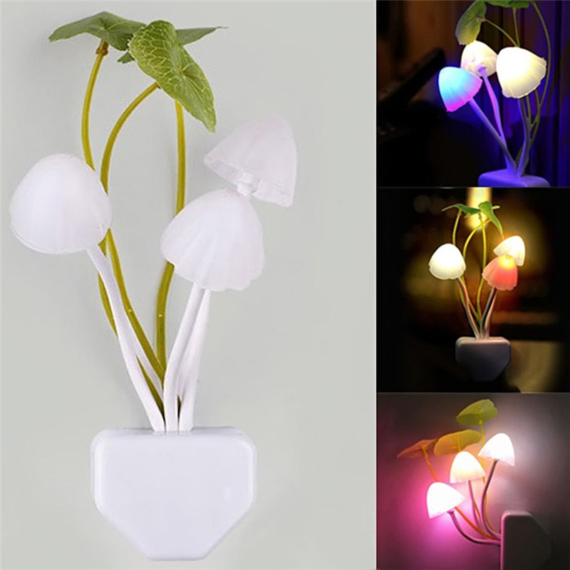 Fager bunte Pilz Nacht Wandlampe | Karnz