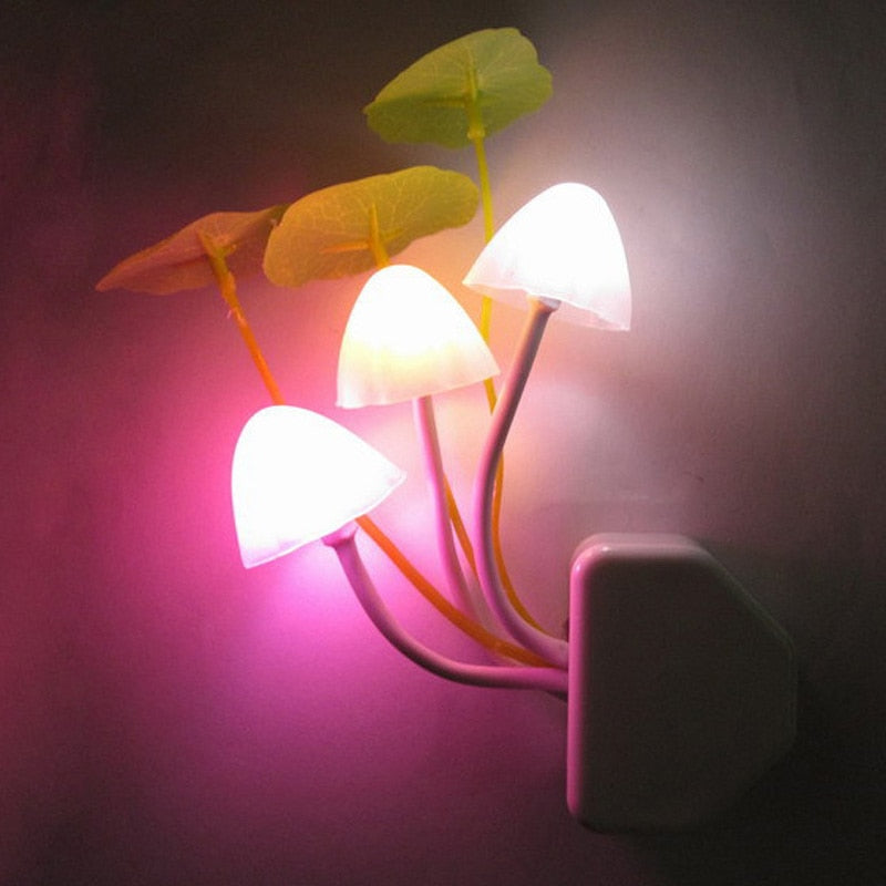 Fager bunte Pilz Nacht Wandlampe | Karnz