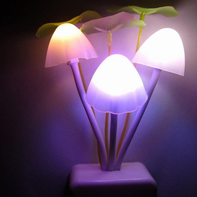 Fager bunte Pilz Nacht Wandlampe | Karnz