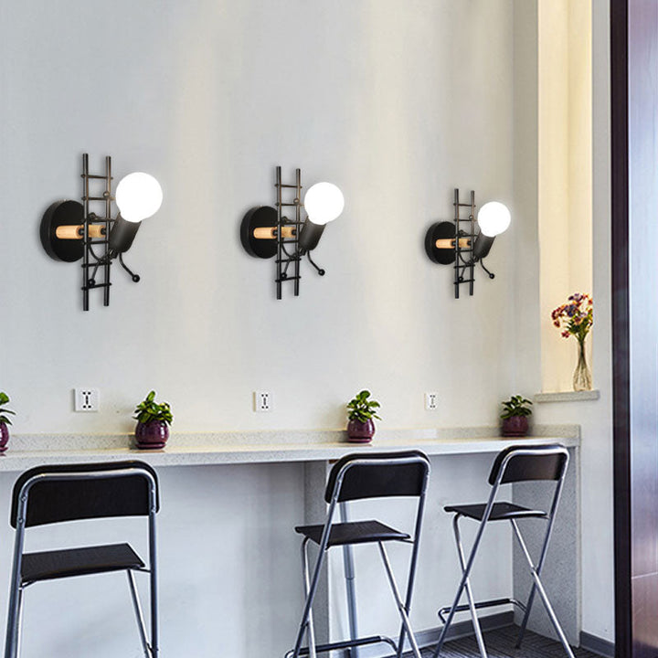 Mini Man Robot Kunst Wandlampe | Karnz