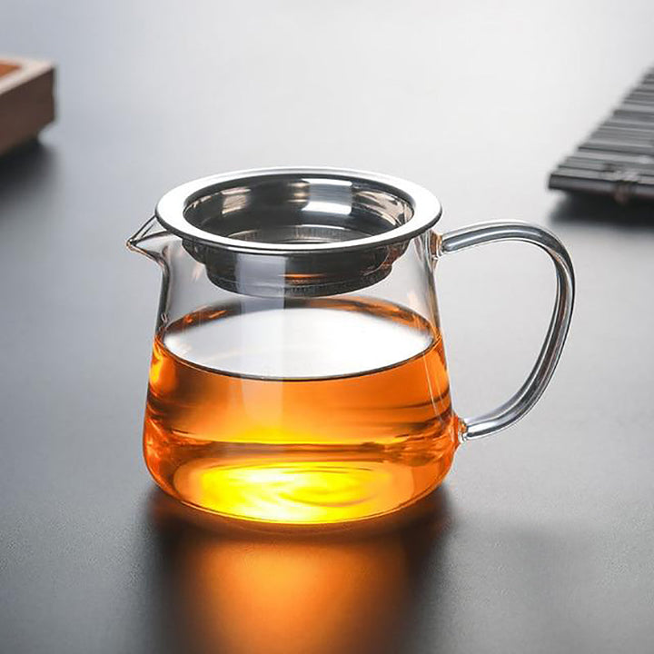 Einzelne Tasse Glas Teekanne – Moderner loser Teezieher | Karnz